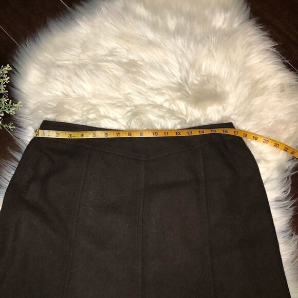 Chadwicks brown classic wool skirt sz 16 - Picture 5 of 6